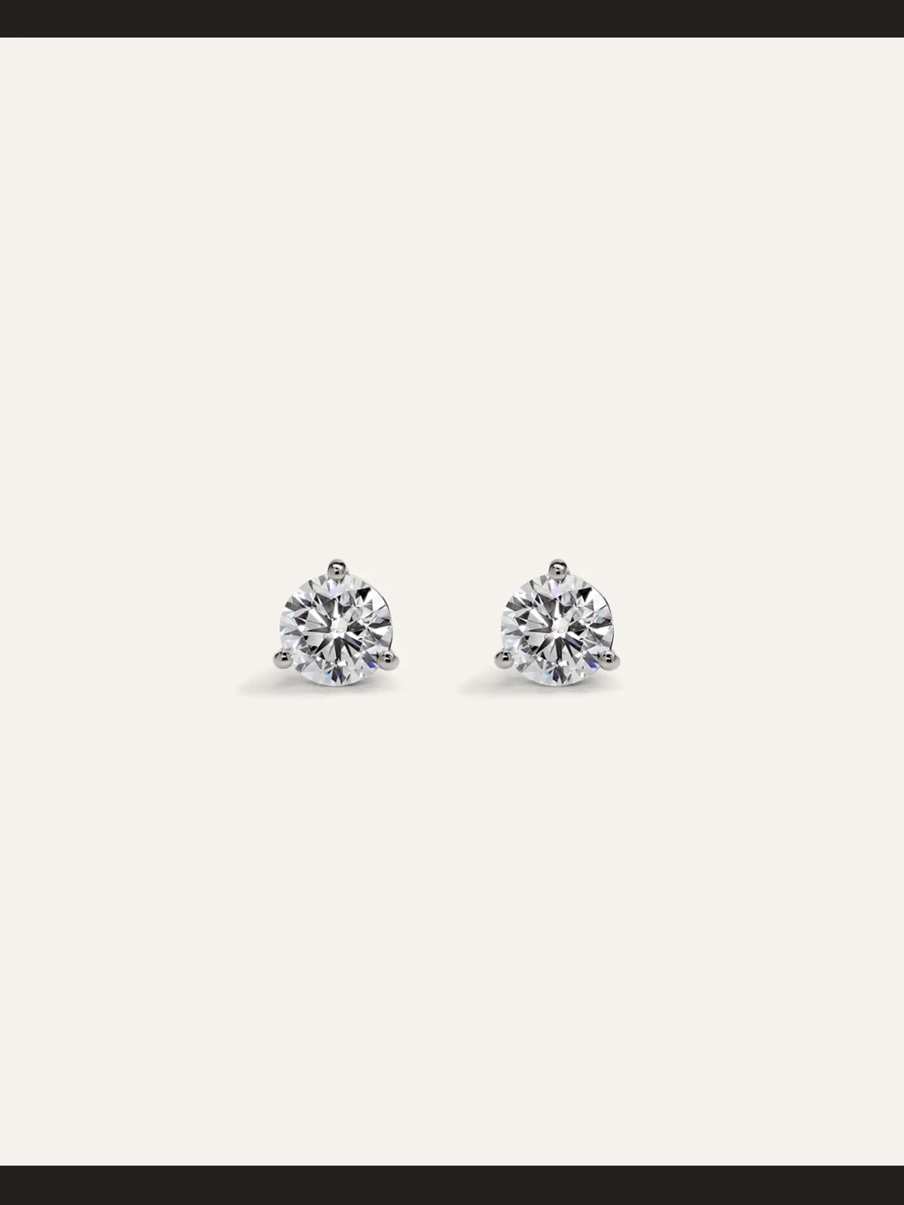 Quince White Gold Lab Diamond Studs